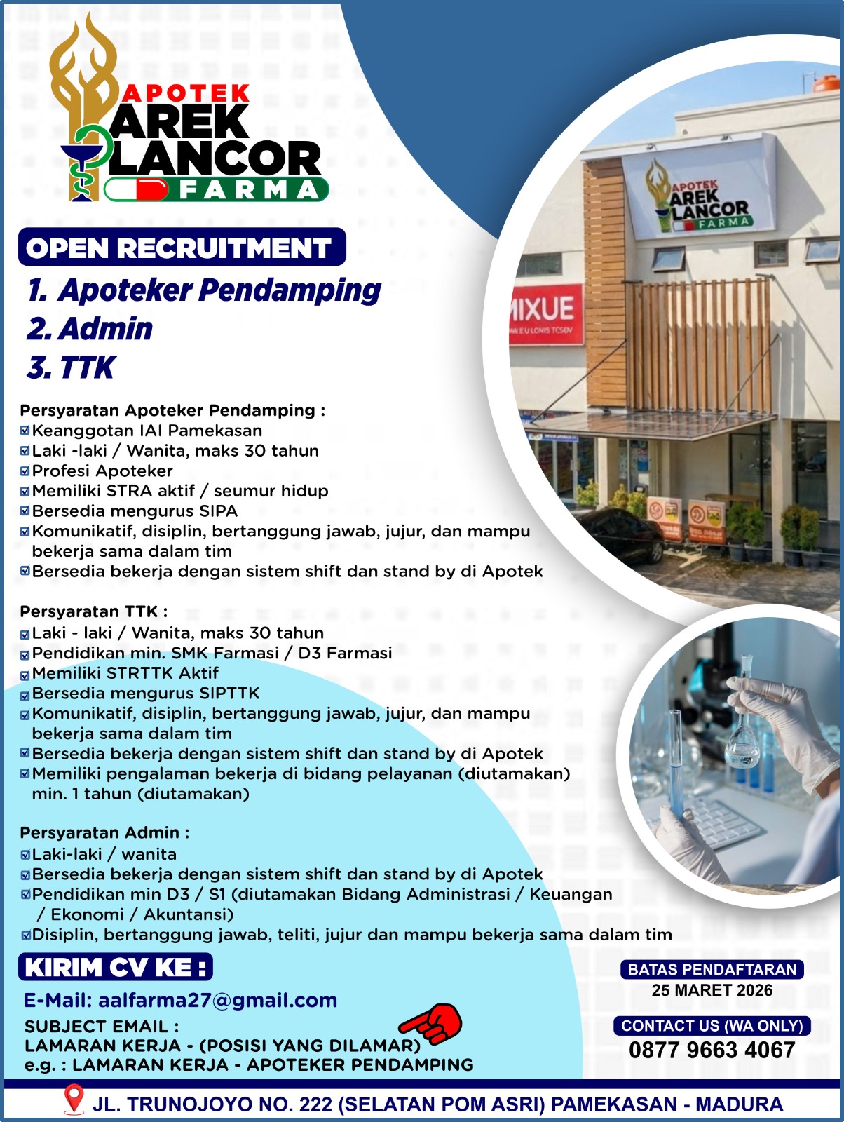 APOTEK AREK LANCOR FARMA
